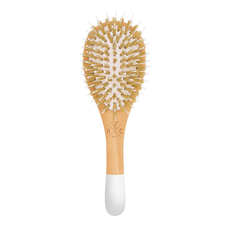 Bachca Brosse en Bois Sanglier Nylon Petit Modèle