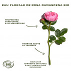 Crème Hydratante Légère à l'Eau Florale de Rose Combinée à l'Acide Hyaluronique Naturel