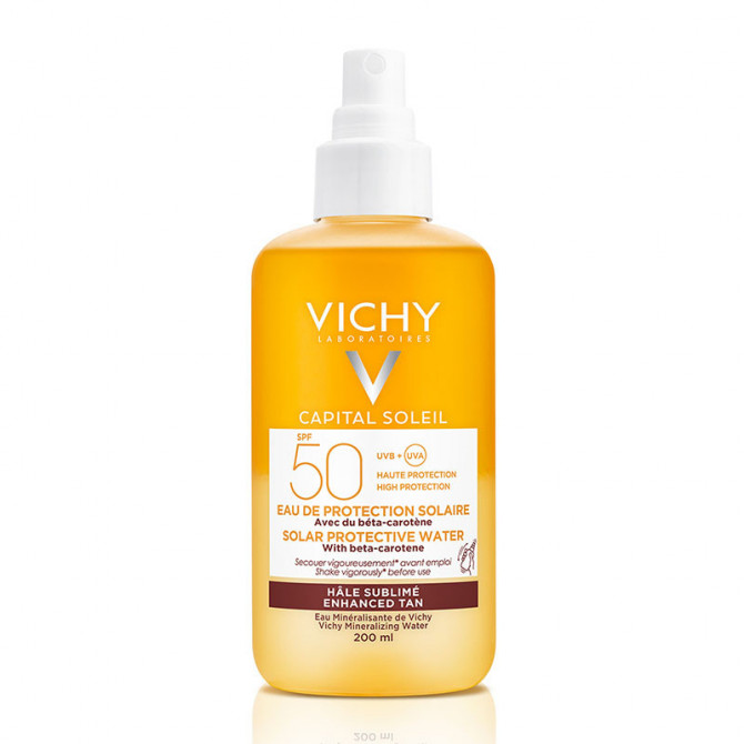 Capital Soleil Eau de Protection Solaire Hâle Sublimé SPF50