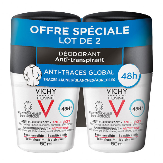 Déodorant 48H anti-transpirant anti-traces protection chemise