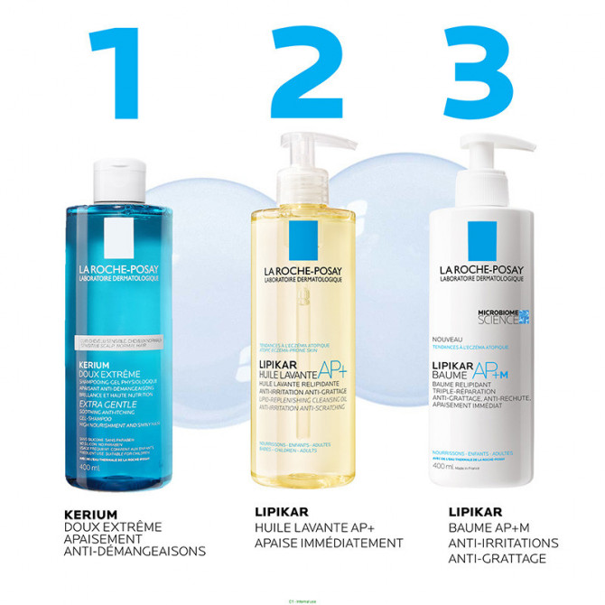 KERIUM DOUX SHAMPOOING GEL.