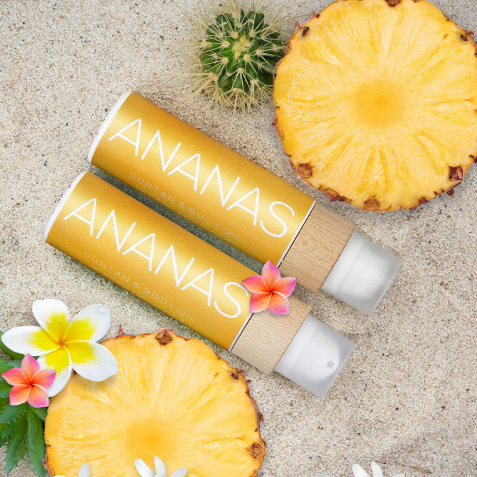 Huile de Bronzage ANANAS