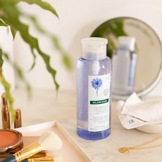 Eau Micellaire Démaquillante au Bleuet BIO 400ml