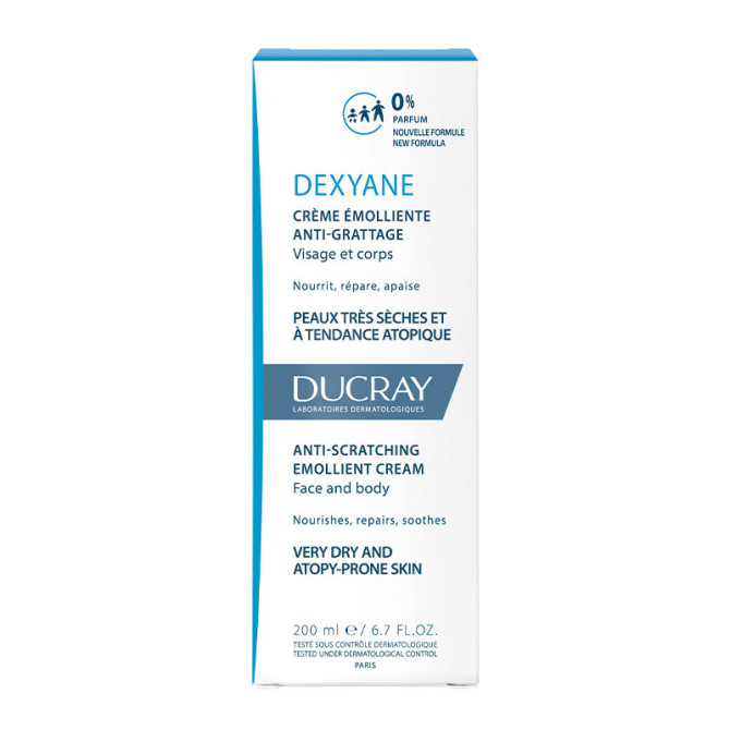Dexyane - Crème émolliente anti-grattage - 200ml