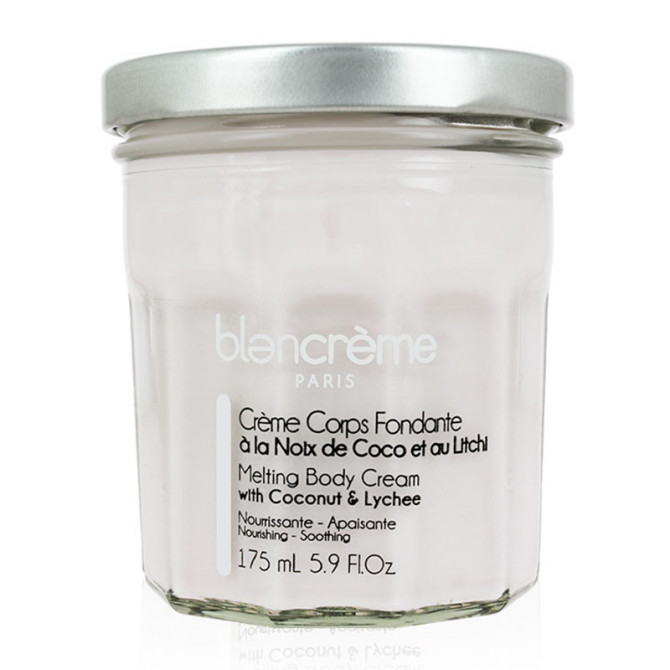 Zachte lichaamscrème met kokosnoot en lychee 175 ml