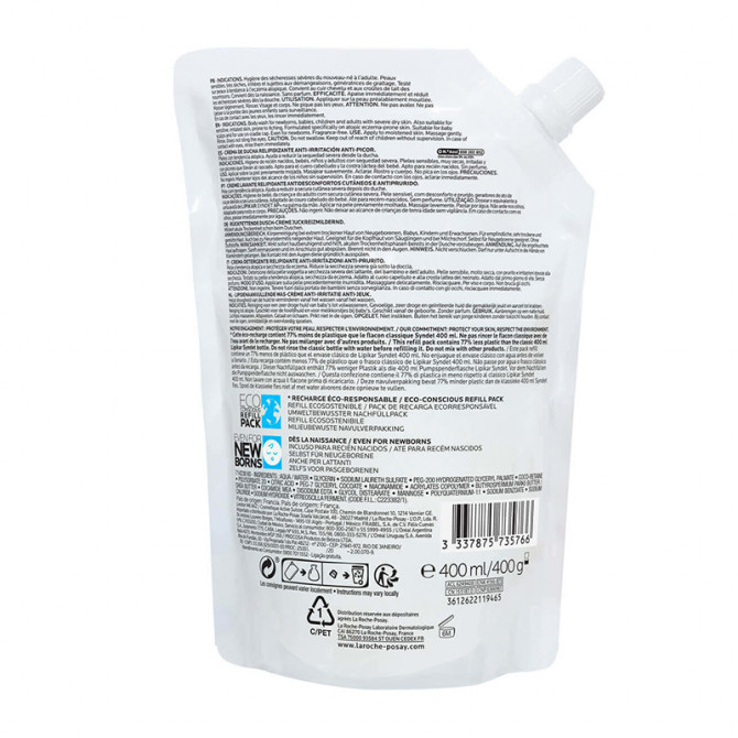 Lipikar Syndet AP + - 400 ml