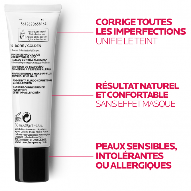 Toleriane Correcteur de Teint Fluide - 15 Doré Toleriane