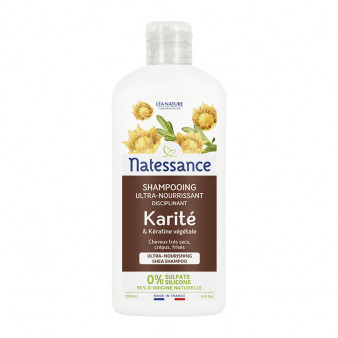 Shampooing crème ultra-nourrissant Karité & Kératine végétale