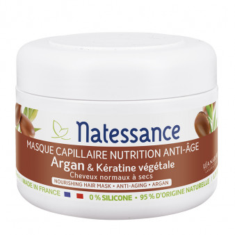 Masque capillaire nutrition Argan & Kératine végétale