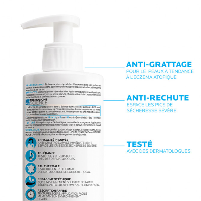 Lipikar Crema AP+M 400 ml