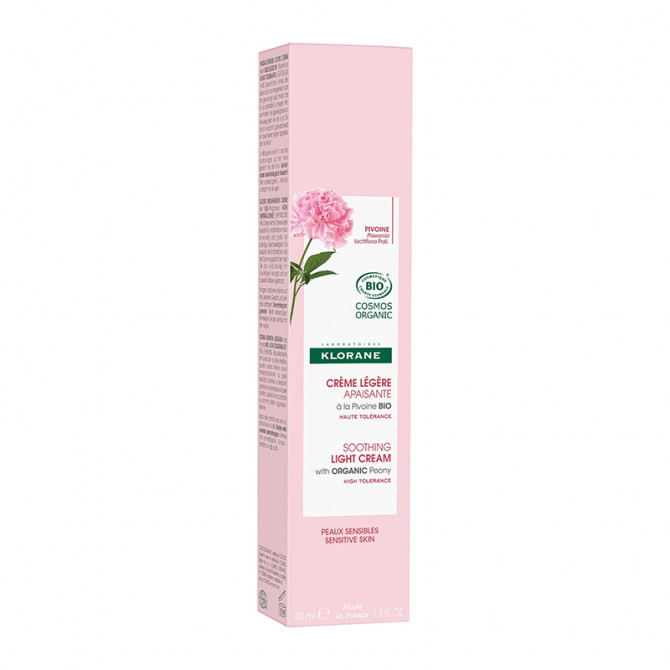 Crème Légère Apaisante à la Pivoine BIO