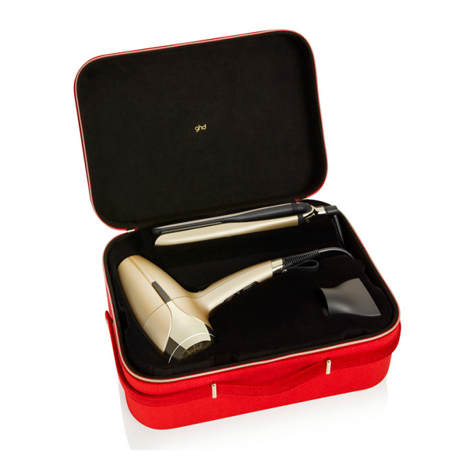 Deluxe-set met stijltang en föhn uit de Grand-Luxe-collectie