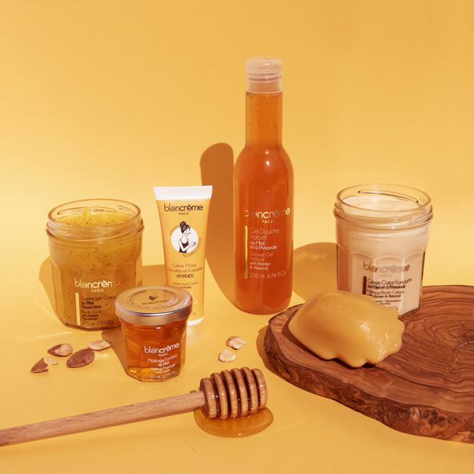 Zachte lichaamscrème met honing en amandel 40 ml