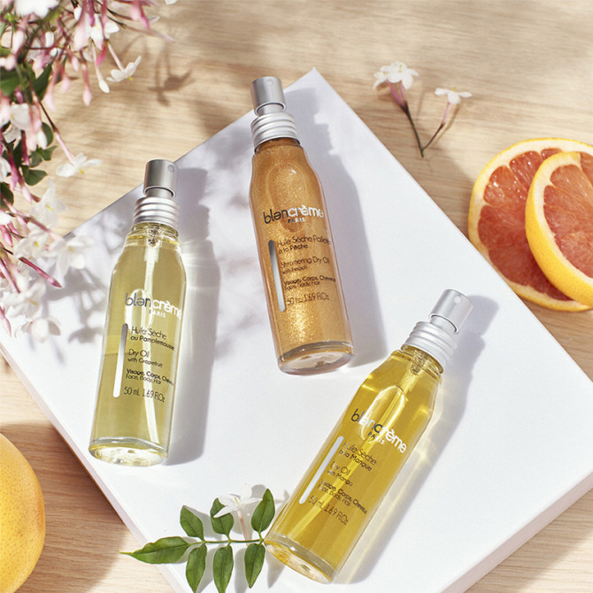 Olio secco glitterato alla pesca 50 ml