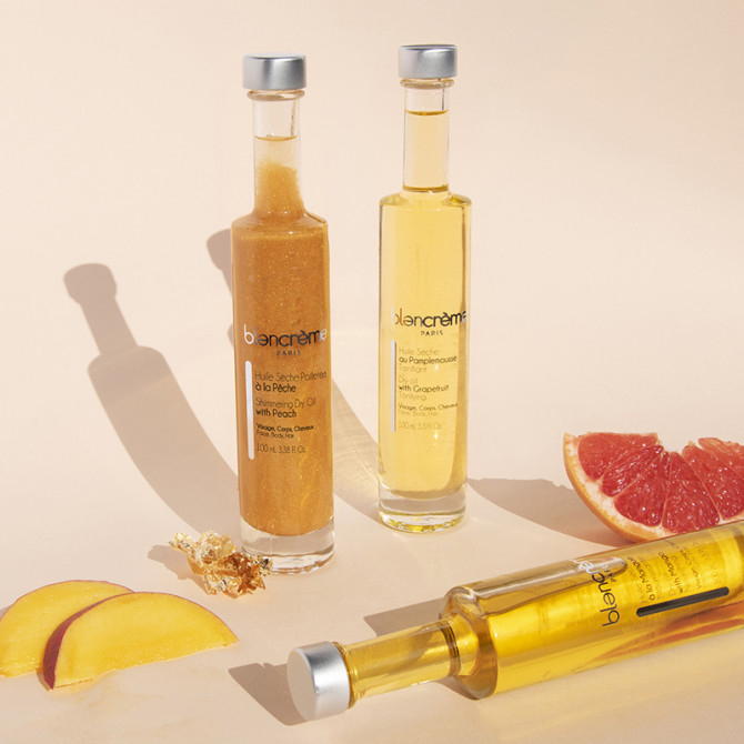 Olio secco glitterato alla pesca 100 ml