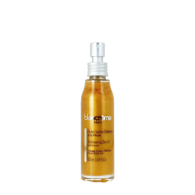 Olio secco glitterato alla pesca 50 ml
