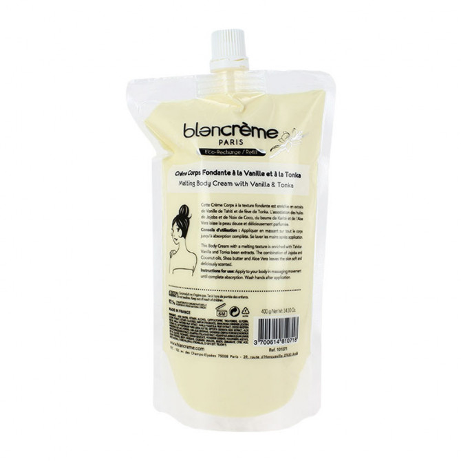 Zachte lichaamscrème met vanille en tonka, 400 ml