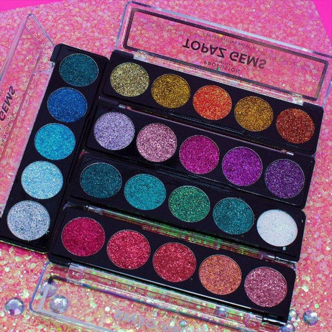 Paleta de ojos Glitter Onyx Gems