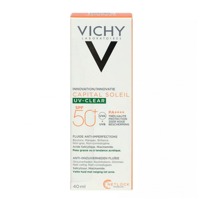 CAPITAL SOLEIL UV-CLEAR FLUIDE ANTI-IMPERFECTIONS SPF50+