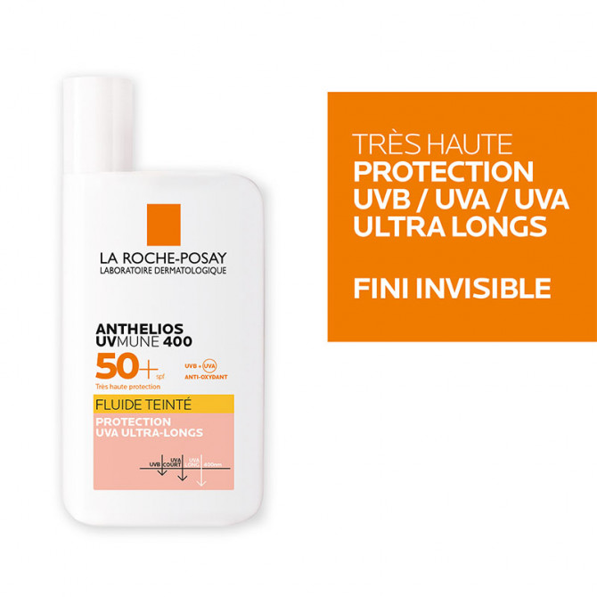 ANTHELIOS UVMUNE 400 FLUIDE TEINTE SPF50+ AVEC PARFUM