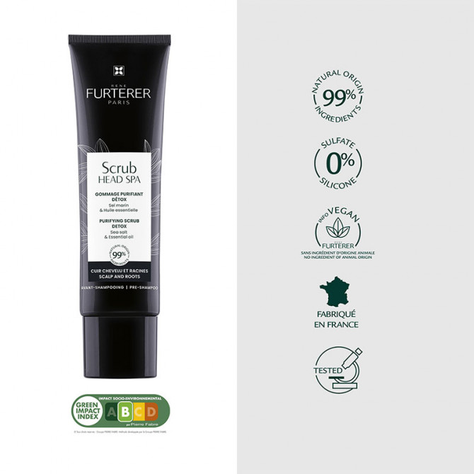 Gommage soin détox cuir chevelu Head Spa