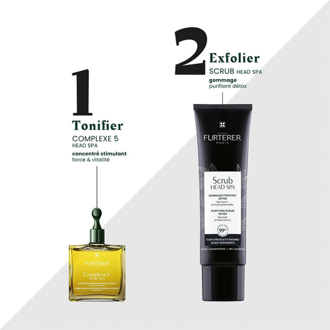 Gommage soin détox cuir chevelu Head Spa