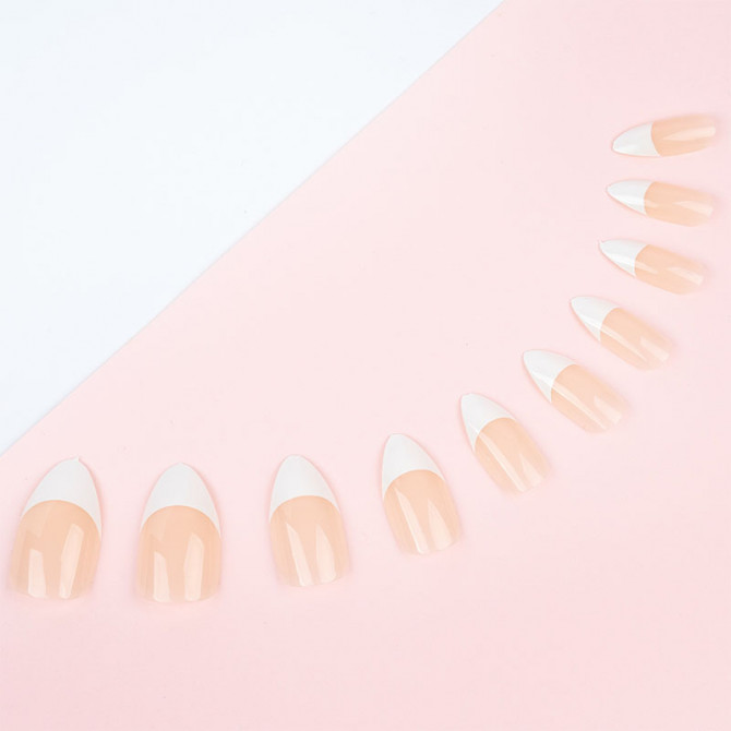 Kunstnagels French Ovale