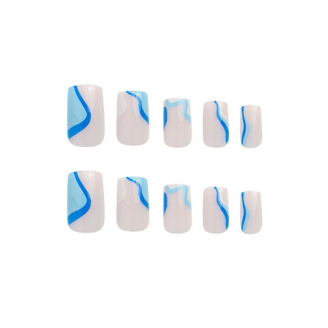 Gekleurde kunstnagels