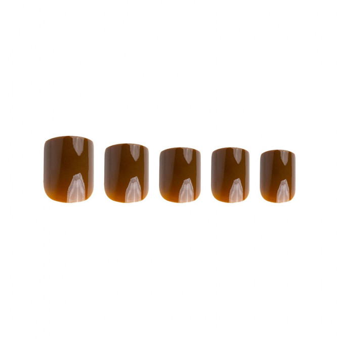 Gekleurde vierkante kunstnagels