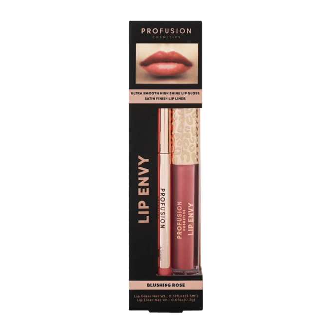 Lip Envy Gloss & Lip Liner Duo Nude Nectar Blushing Rose