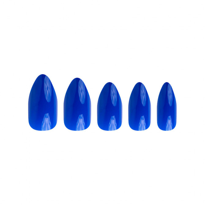 Kleurrijke ovale kunstnagels