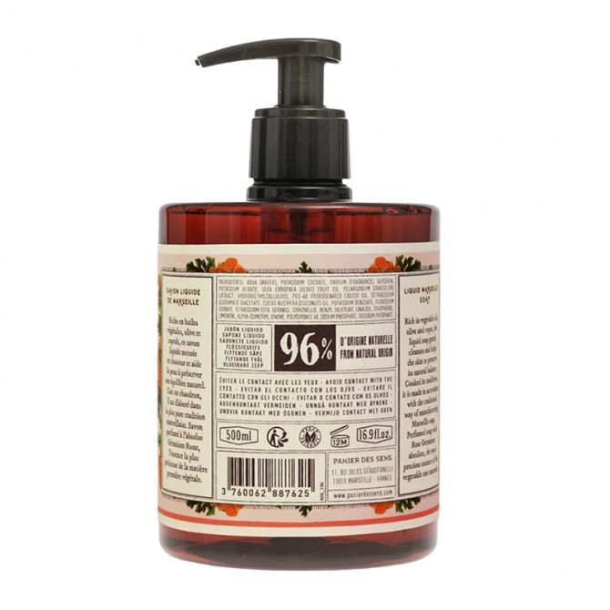 Savon de Marseille Liquide Géranium Rosat