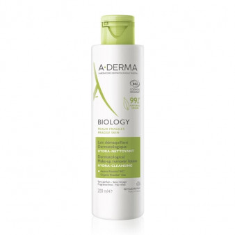 BIOLOGY LAIT DEMAQUILLANT DERMATOLOGIQUE HYDRA NETTOYANT BIO