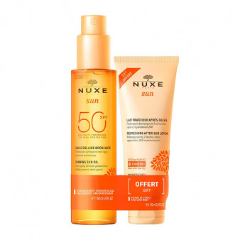 Duo: Zonnecrème SPF50 & Verfrissende After-Sun-melk