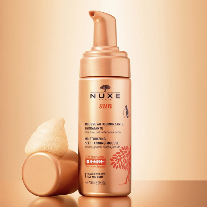 Hydraterende zelfbruinende mousse
