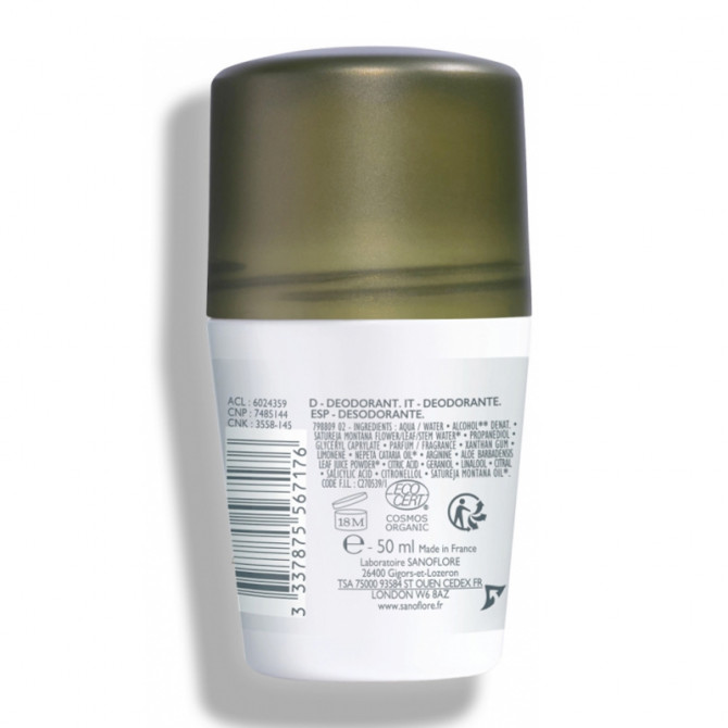 Zuiverende roll-on deodorant zonder aluminiumzouten
