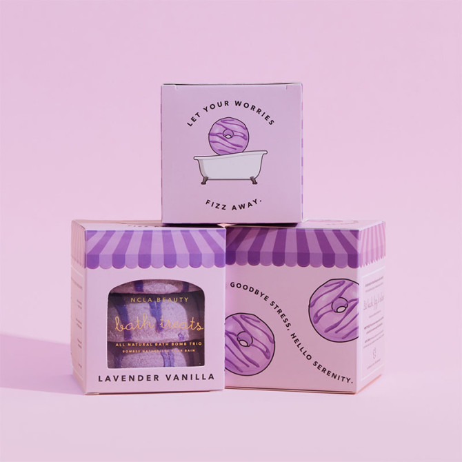 Bath Treats Trio Set Lavender Vanilla