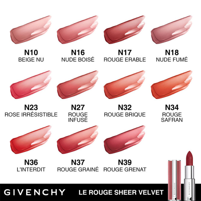 LE ROUGE SHEER VELVET