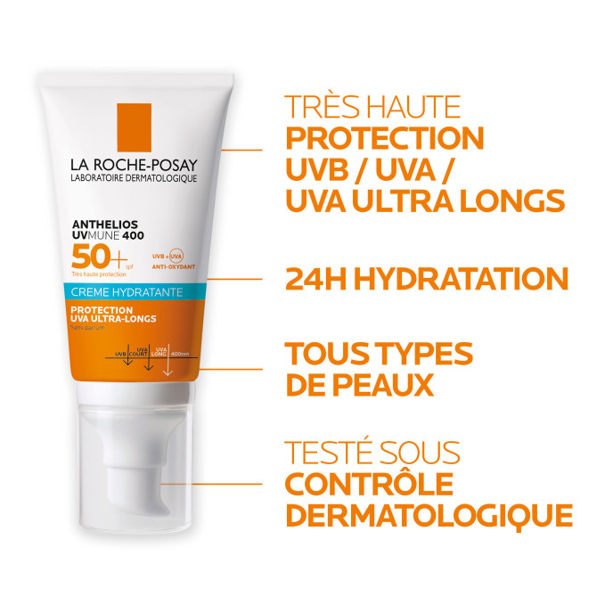 ANTHELIOS UVMUNE 400 CREME SPF50+ SANS PARFUM