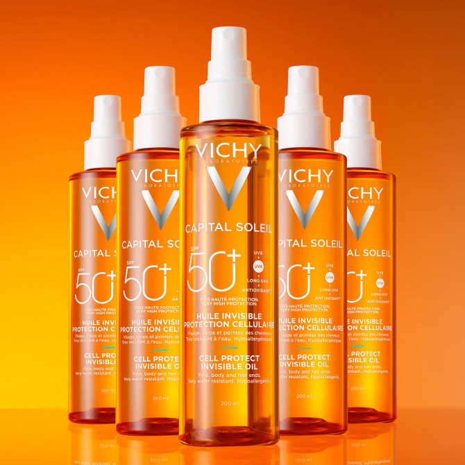 Capital Soleil Aceite Seco Invisible de Protección Celular SPF50+