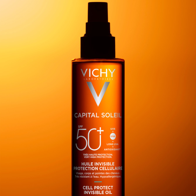 Capital Soleil Aceite Seco Invisible de Protección Celular SPF50+