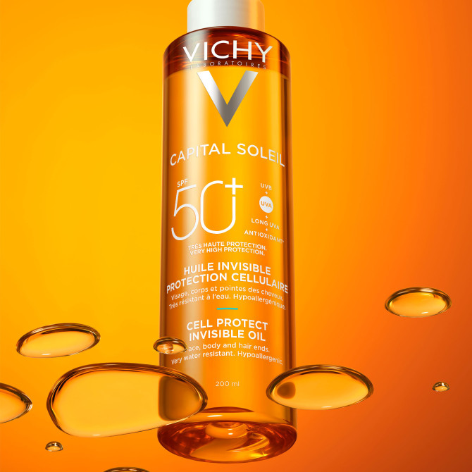 Capital Soleil Aceite Seco Invisible de Protección Celular SPF50+