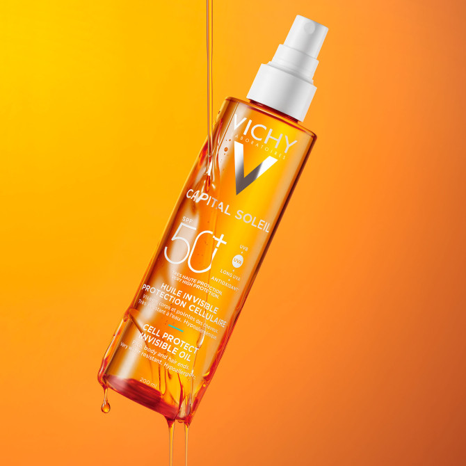 Capital Soleil Aceite Seco Invisible de Protección Celular SPF50+