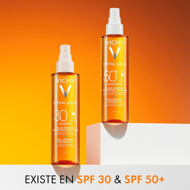 Capital Soleil Aceite Seco Invisible de Protección Celular SPF50+
