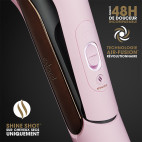 GHD Duet Style roze stijltang met föhn