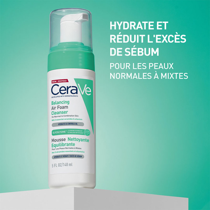 Mousse nettoyante équilibrante
