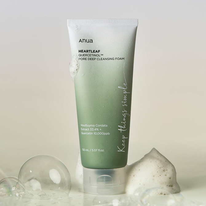 ANUA Heartleaf Quercetinol Pore Deep Cleansing Foam
