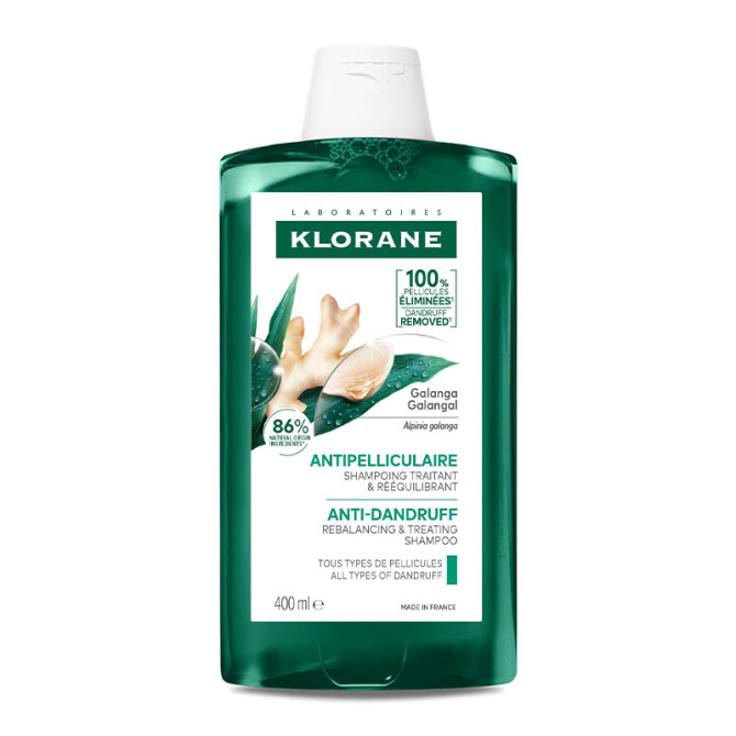 Shampoo voor een evenwichtige hoofdhuid en tegen roos 400 ml