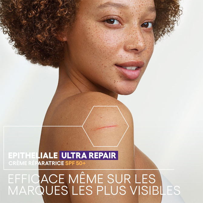 Crème Réparatrice Anti-Marques SPF50+