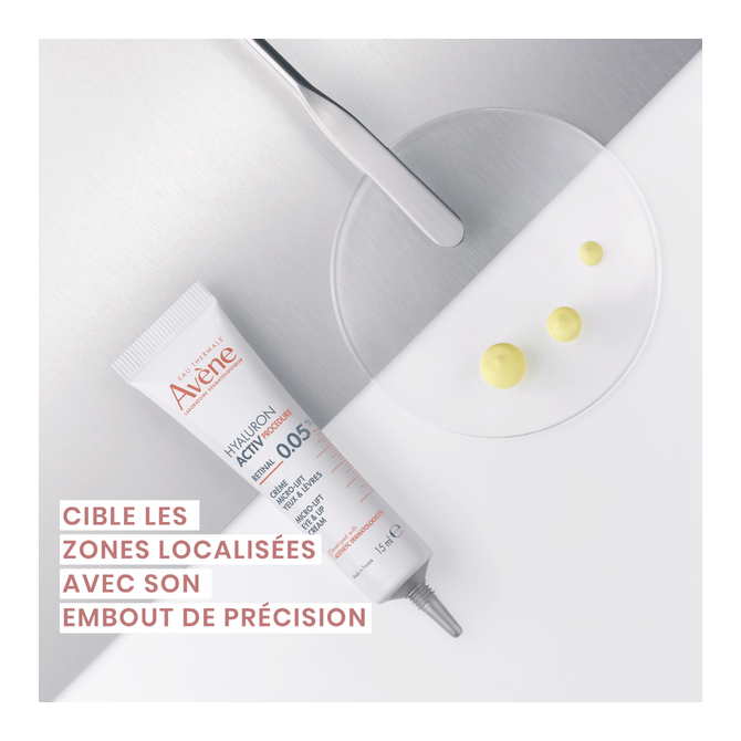 Micro-Lift-Creme für Augen und Lippen – 0,05 % Retinal